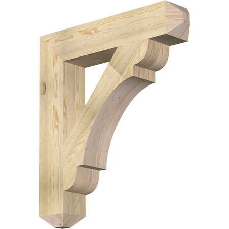 Ekena Millwork Olympic Craftsman Rough Sawn Bracket, Douglas Fir, 6"W x 32"D x 36"H BKT06X32X36OLY04RDF